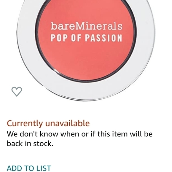 Retired bareMinerals Papaya Passion Blush Balm - Picture 9 of 13